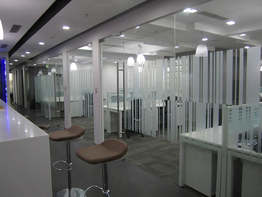 Glass Interior glass partition