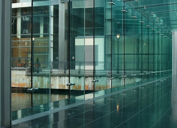 Toughened glass works